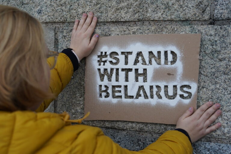 #StandWithBelarus: Protest-Aktion am 15. November