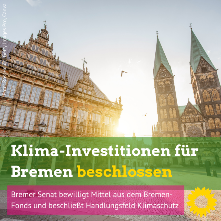 Endlich mehr Geld und Projekte für den Klimaschutz  in Bremen