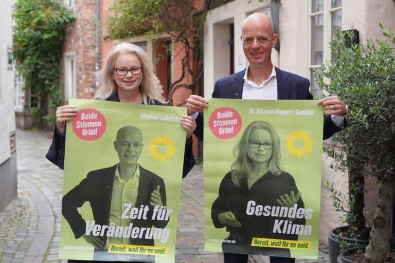 Plakatvorstellung zu Bundestagswahl 2021: Klimaschutz ist Gesundheitsschutz