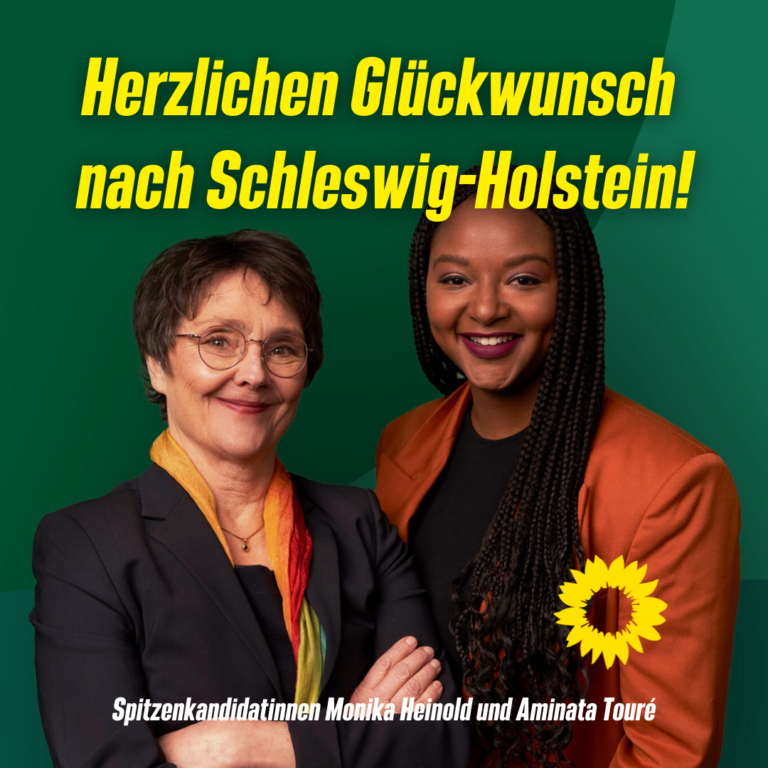 Glückwünsche nach Schleswig-Holstein