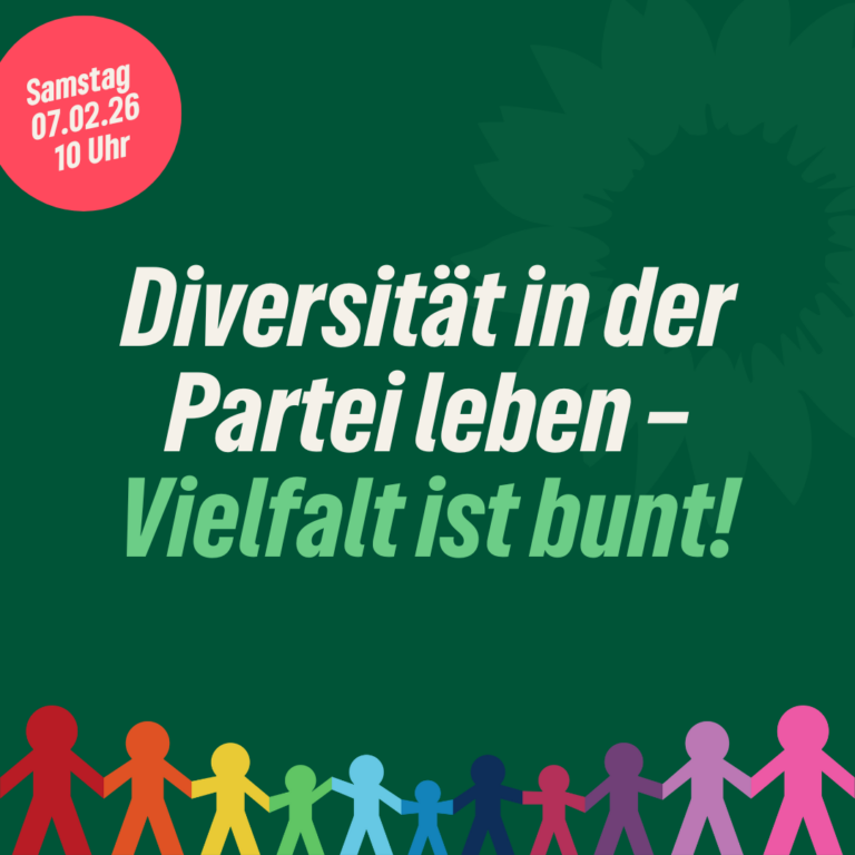Workshop: Diversität in der Partei leben – Vielfalt ist bunt!
