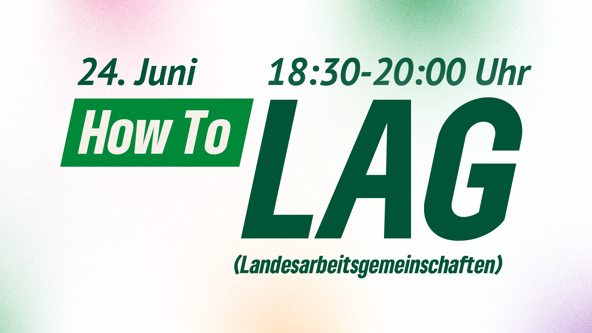 How-to Landesarbeitsgemeinschaft