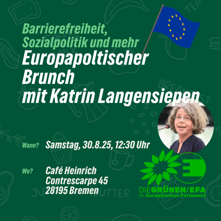 Europapolitischer Brunch: Barrierefreiheit, Sozialpolitik und mehr – von Brüssel bis Bremen und zurück!